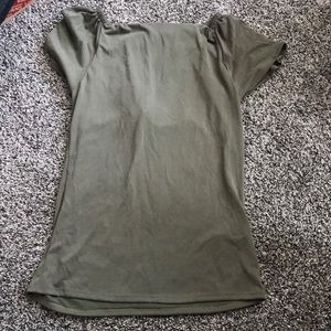 Off the shoulder dress